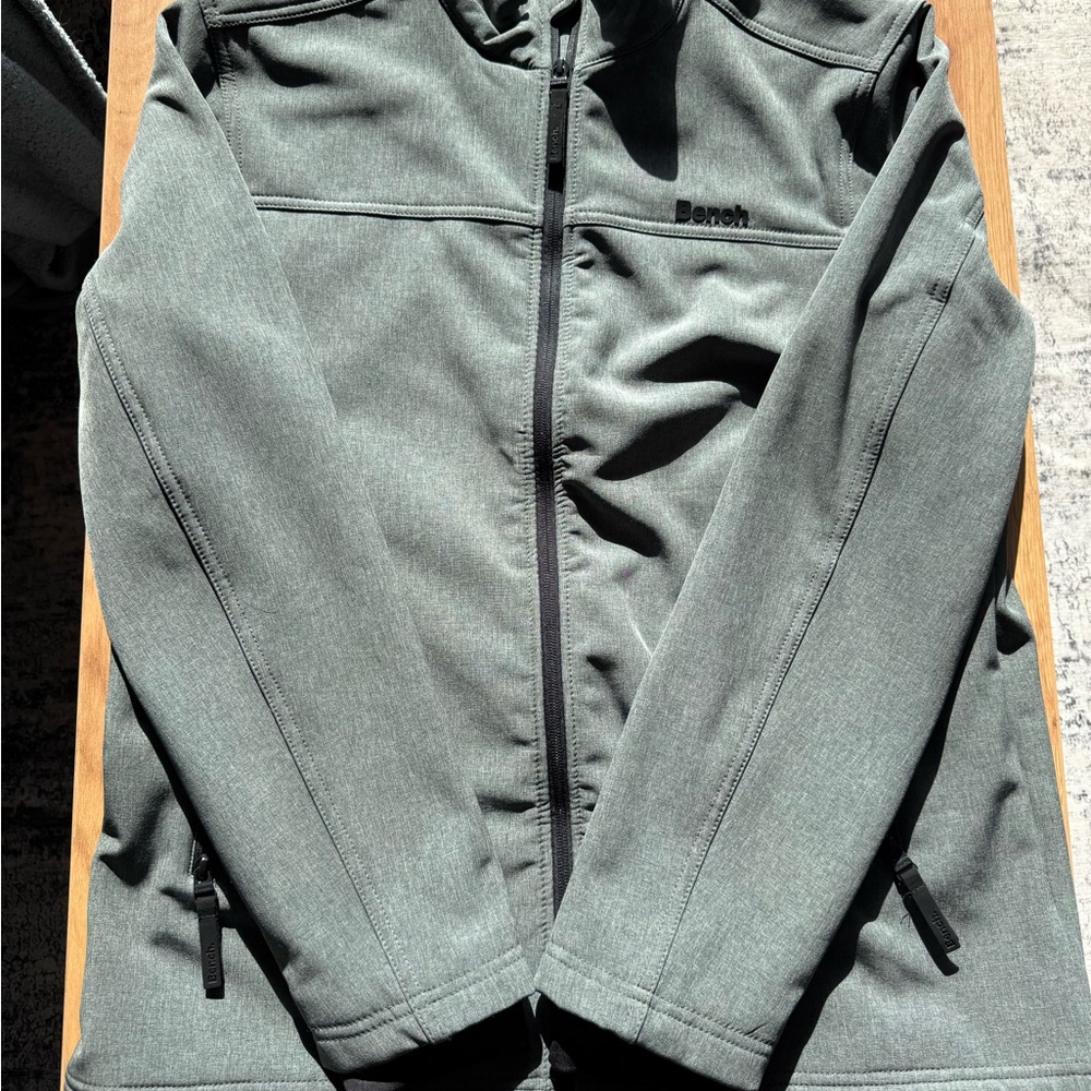 Bench Charcoal Full-Zip Jacket Size L